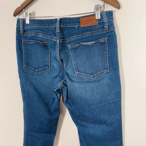 HENRY &  BELLE | DARK WASH SUPER SKINNY ANKLE JEANS - Picture 9 of 14